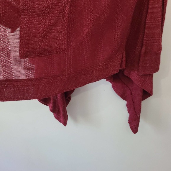 American‎ Eagle Waterfall Hooded Open Knit Cardigan Size Large NWT - Picture 8 of 11